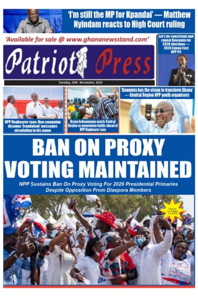 Patriot Press, Tuesday, November 25th, 2025