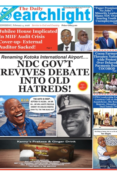 The Daily Searchlight, Wednesday, February 4th, 2026, Printed Version