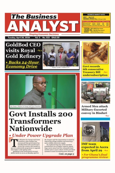 The Business Analyst, Tuesday April 28 2026