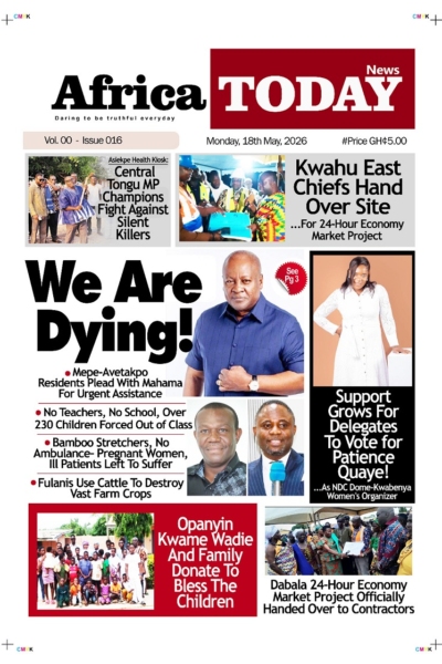 Africa News Today Monday, 18th May, 2026