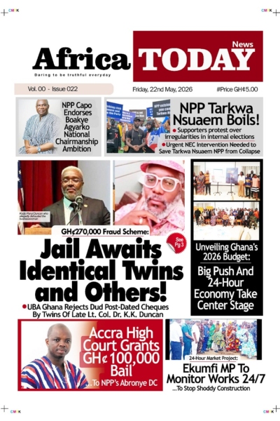 Africa News Today Friday, 22nd May, 2026