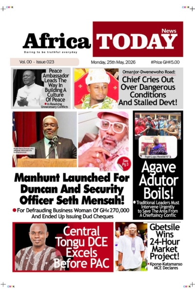 Africa News Today Monday, 25th May, 2026