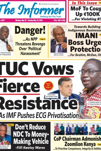 The Informer Monday, 18th May, 2026