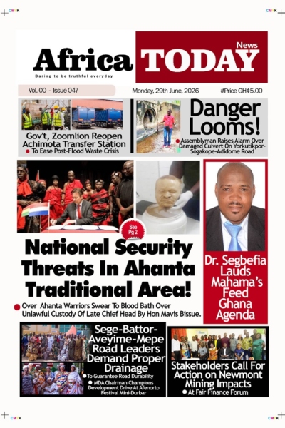 Africa News Today Monday, 29th June, 2026