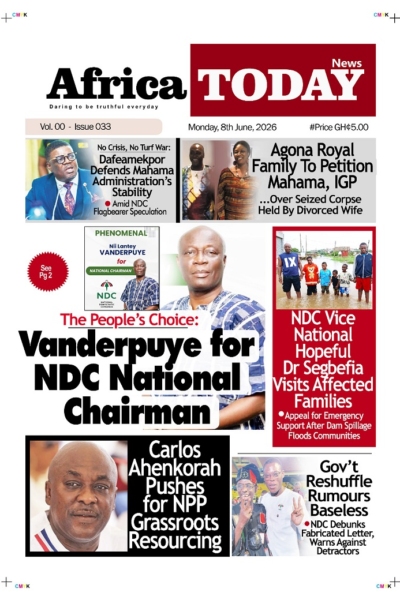 Africa News Today Monday, 8th June, 2026