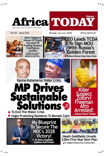 Africa News Today Monday, 1st June, 2026