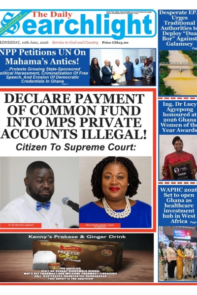 Daily Searchlight Wednesday, 10th June, 2026