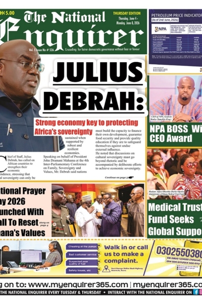 National Enquirer Thursday, 4th June, 2026