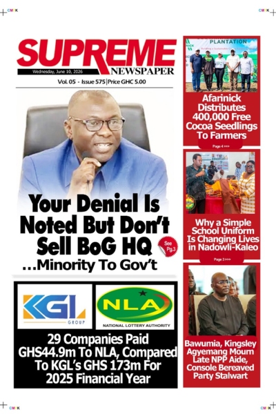 Supreme Wednesday, 10th June, 2026