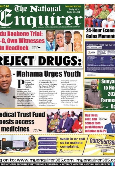 National Enquirer Thursday, 2nd June, 2026