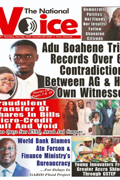 National Voice Thursday, 2nd June, 2026