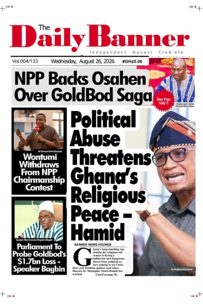 Daily Banner Wednesday, 26th August, 2026