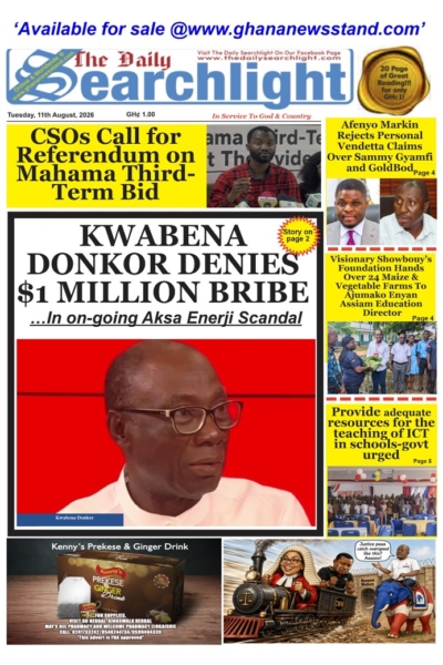 Daily Searchlight Tuesday, 11th August, 2026
