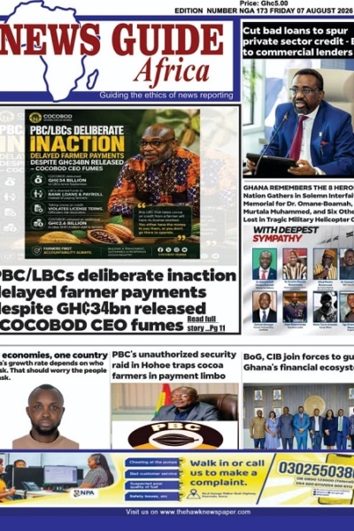 News Guide Africa Friday, 7th August, 2026