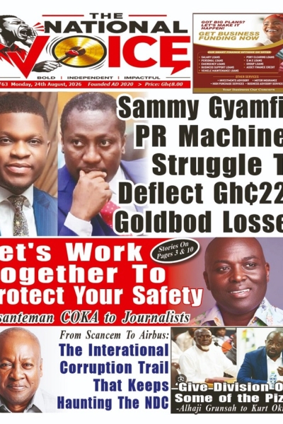 National Voice Monday, 24th August, 2026