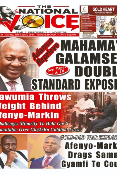 National Voice Tuesday, August 25, 2026