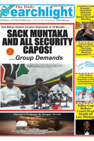 Daily Searchlight Wednesday, 16th September, 2026
