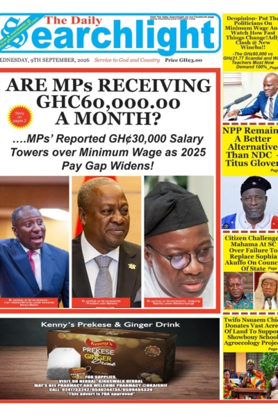 Daily Searchlight Wednesday, 9th September, 2026