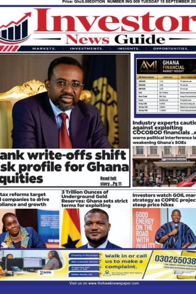 Investor News Guide Tuesday, 15th September , 2026
