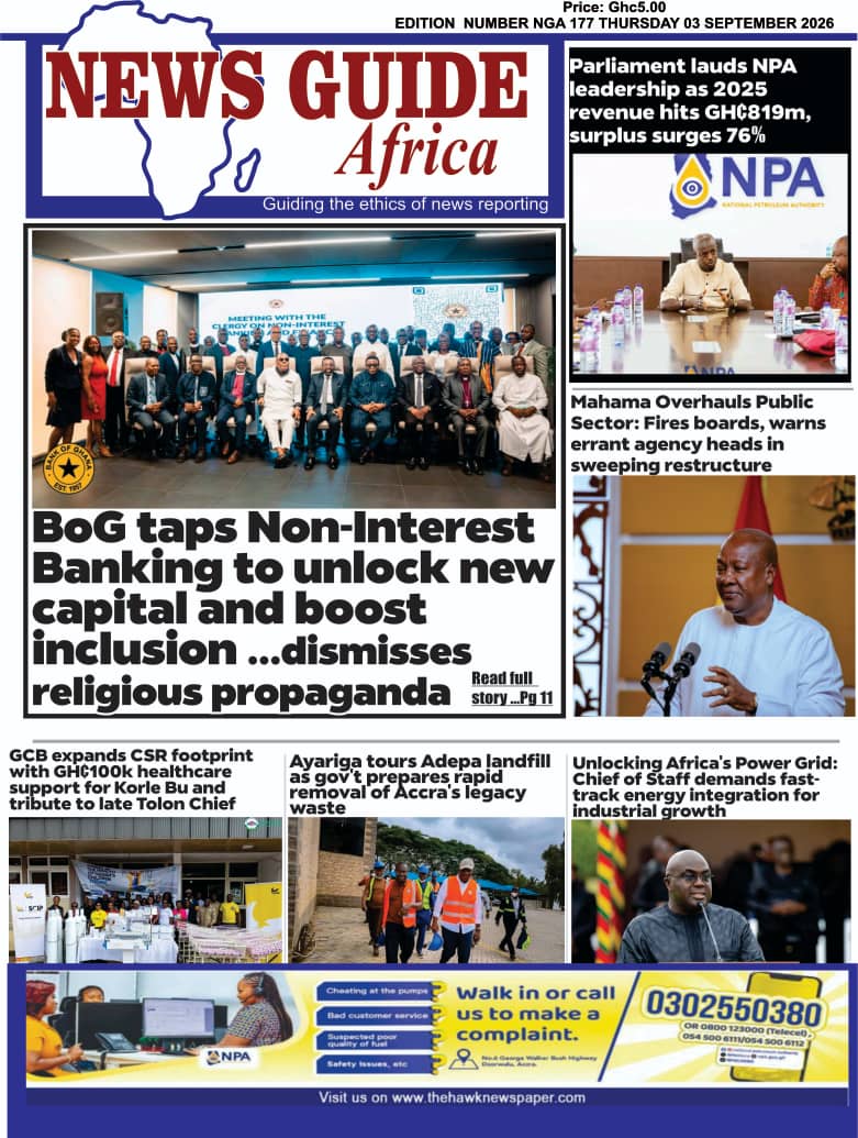 The News Guide Africa, Thursday, September 3, 2026