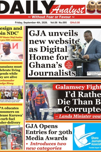The Daily Analyst, Friday, September 4, 2026