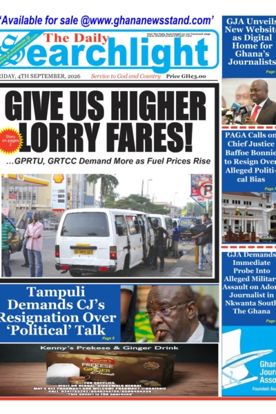 The Daily Searchlight, Friday, September 4, 2026
