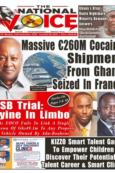 National Voice  Monday, 14th September, 2026