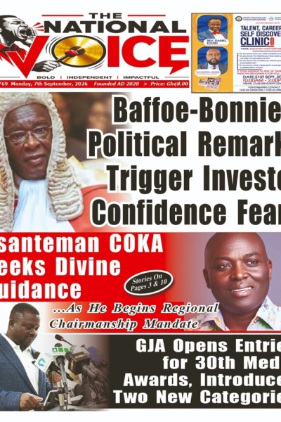 National Voice Monday, 7th September, 2026