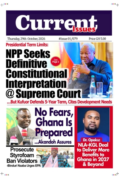 Current Issues Thursday, October 29th, 2026