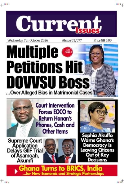 Current Issues Wednesday, 7th October, 2026
