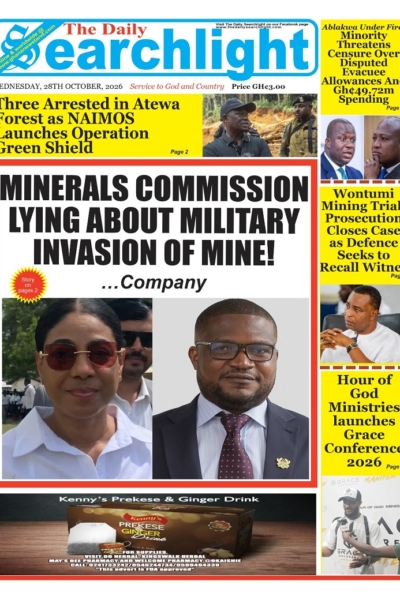 Daily Searchlight Wednesday, 28th October, 2026