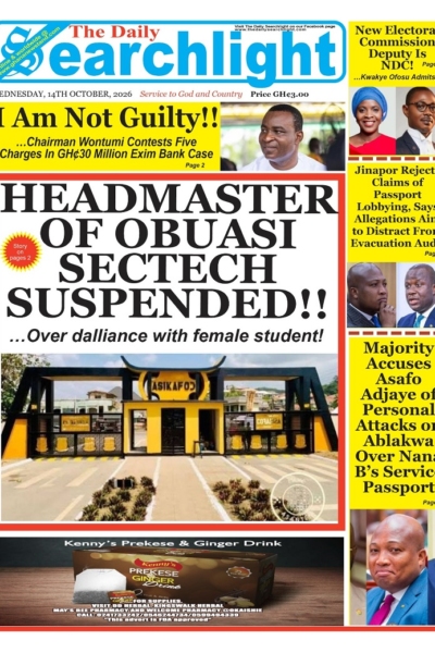 Daily Searchlight Wednesday, 14th October, 2026