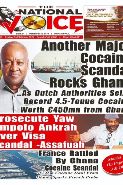 National Voice Friday, 2nd October, 2026