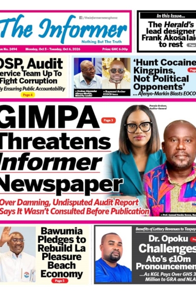 The Informer Monday 5th October, 2026
